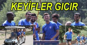 ÇOCUKLAR GİBİ EĞLENDİLER