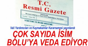ÇOK SAYIDA BÜROKRAT BOLU'YA VEDA EDİYOR