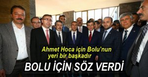DAVUTOĞLU BOLU HEYETİNİN KABUL ETTİ