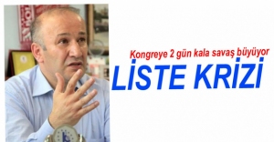 "DELEGE LİSTELERİNİ VERMİYORLAR"
