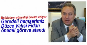 DÜZCE VALİSİ DEĞİŞTİ