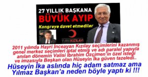 ESKİ BAŞKAN'A BÜYÜK AYIP