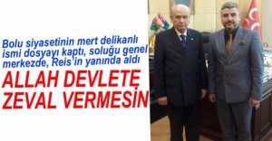 EVCİL DOSYALARLA BAHÇELİ'YE GİTTİ