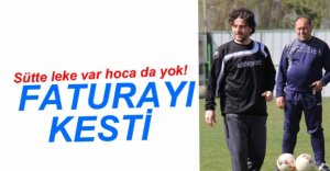 FATİH TEKKE FATURAYI KESTİ