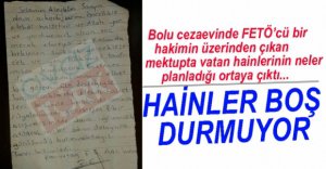 FETÖ'CÜ HAKİMİN ÜZERİNDEN AKIL ALMAZ NOT ÇIKTI