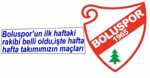 FİKSTÜR ÇEKİLDİ, İŞTE İLK MAÇIMIZ