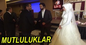 GENÇ ÇİFTE MUTLULUKLAR DİLİYORUZ