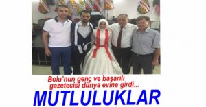 GENÇ ÇİFTE MUTLULUKLAR DİLİYORUZ