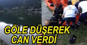 GÖLE DÜŞEREK CAN VERDİ