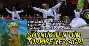 GÖYNÜK'TEN TÜM TÜRKİYE'YE ÇAĞRI