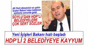 HDP'Lİ İKİ BELEDİYEYE KAYYUM ATANDI