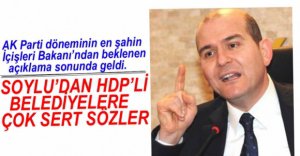 İÇİŞLERİ BAKANI'NDAN SERT AÇIKLAMALAR