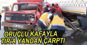 İFTAR VAKTİ KORKUTAN KAZA