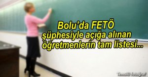 İŞTE AÇIĞA ALINANLARIN TAM LİSTESİ