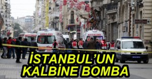 İSTİKLAL CADDESİ'NDE CANLI BOMBA SALDIRISI