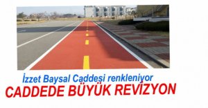 İZZET BAYSAL CADDESİ RENKLENİYOR...