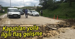 YOL AÇILDI TEKRAR KAPATILDI