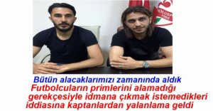 KAPTANLARDAN O İDDİALARA YALANLAMA....