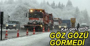 KAR GERİ GELDİ