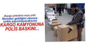 KARGO KAMYONUNA OPERASYON