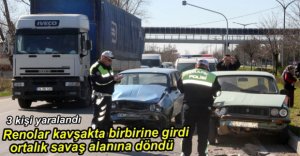 KIRMIZI IŞIKTA ZİNCİRLEME KAZA...