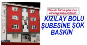 MÜFETTİŞLER KIZILAY BOLU ŞUBESİNDE...