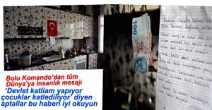 KOMANDOLARIMIZDAN DUYGULANDIRAN NOT