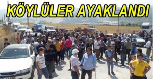 KÖY HALKI AYAKLANDI