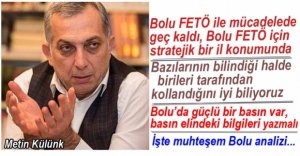 KÜLÜNK'TEN MUHTEŞEM BOLU ANALİZİ