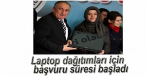 LAPTOPLAR İÇİN BAŞVURULAR BAŞLADI