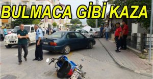 MAHALLEDE ZİNCİRLEME TRAFİK KAZASI