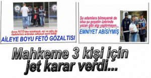 MAHKEME 3 KİŞİ KARARINI VERDİ