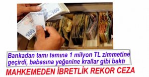 MAHKEME REKOR CEZA VERDİ