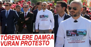 MAHMUT ALAN'DAN TİŞÖRTLÜ PROTESTO