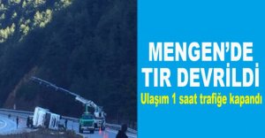MENGEN'DE TIR DEVRİLDİ!