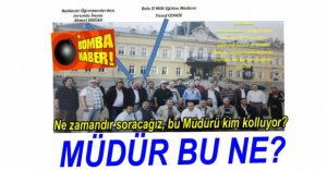 MİLLİ EĞİTİM MÜDÜRÜ HAKKINDA ŞOK İDDİA