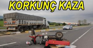 MOTOSİKLET PARAMPARÇA OLDU