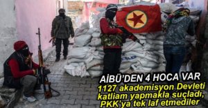 O BİLDİRİYE AİBÜ'DEN 4 İMZA...