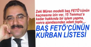 OKTAY GÜNEŞ'İN KURBANLIK LİSTESİ