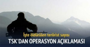 544 TERÖRİST ETKİSİZ HALE GETİRİLDİ