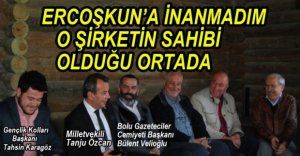 ÖZCAN ERCOŞKUN'A İNANMADI