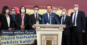ÖZCAN DÜZCE VEKİLİ GİBİ KONUŞTU!