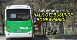 ÖZEL HALK OTOBÜSÜNDE PANİK....