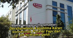 PARALEL YAPI'DAN AÇIKLAMA GELDİ