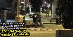 POLİS ALARMA GEÇTİ