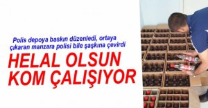 POLİSTEN DEPOYA BASKIN...