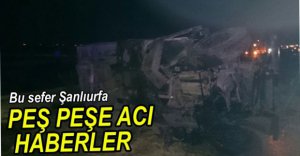 ŞANLIURFA'DAN ACI HABER