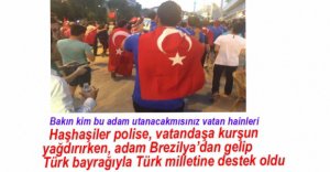 SANTOS TÜRK BAYRAĞIYLA YÜRÜDÜ