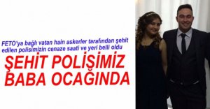 ŞEHİDİMİZİN CENAZE BABA OCAĞINDA