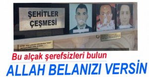 ŞEHİTLERİMİZE BÜYÜK SAYGISIZLIK